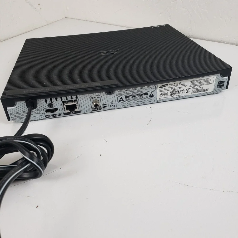 Samsung BD-J5100 Blu-ray Player 1080p Full HD HDMI Anynet+ Black No Remote